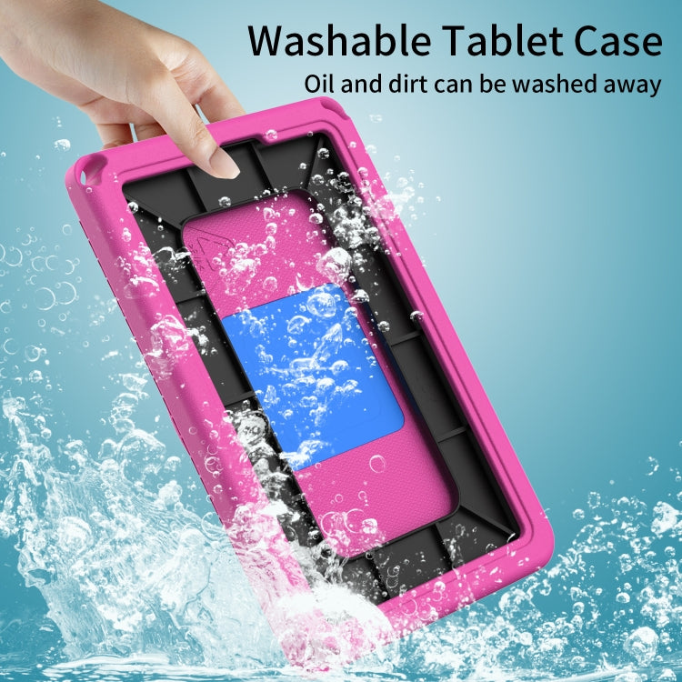 For TCL Tab 8 LE / WiFi 2023 EVA Hybrid PC Shockproof Tablet Case with Frame(Rose Red) - Others by PMC TechLife | Online Shopping South Africa | PMC TechLife | Buy Now Pay Later Mobicred