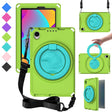 For TCL Tab 8 LE / WiFi 2023 EVA Hybrid PC Shockproof Tablet Case with Frame(Grass Green) - free shipping - PMC TechLife - Order now!