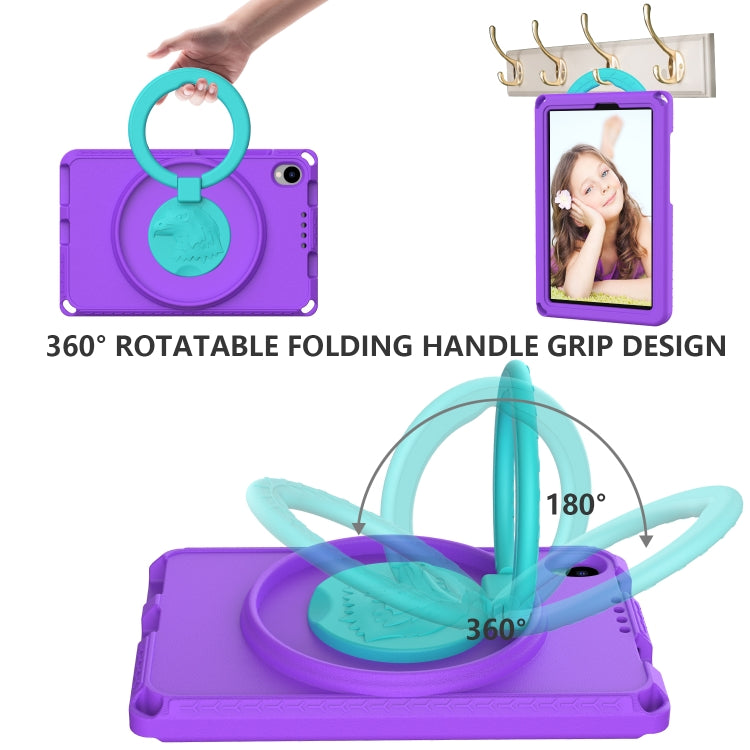 For TCL Tab 8 LE / WiFi 2023 EVA Hybrid PC Shockproof Tablet Case with Frame(Purple) - Others by PMC TechLife | Online Shopping South Africa | PMC TechLife | Buy Now Pay Later Mobicred