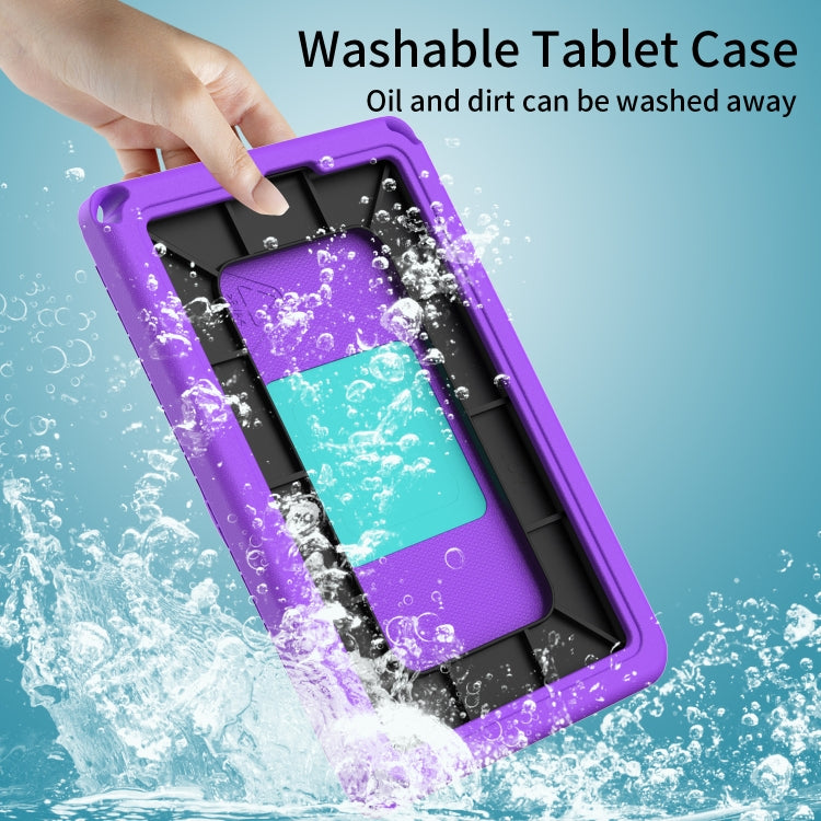 For TCL Tab 8 LE / WiFi 2023 EVA Hybrid PC Shockproof Tablet Case with Frame(Purple) - Others by PMC TechLife | Online Shopping South Africa | PMC TechLife | Buy Now Pay Later Mobicred