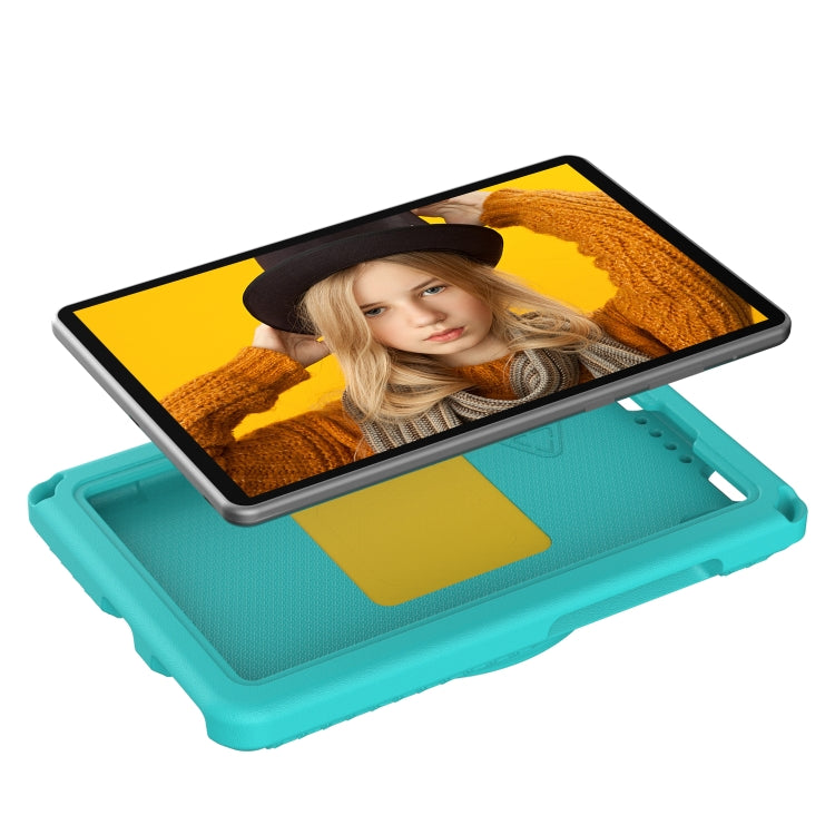 For TCL Tab 8 LE / WiFi 2023 EVA Hybrid PC Shockproof Tablet Case with Frame(Glacial Green) - Others by PMC TechLife | Online Shopping South Africa | PMC TechLife | Buy Now Pay Later Mobicred