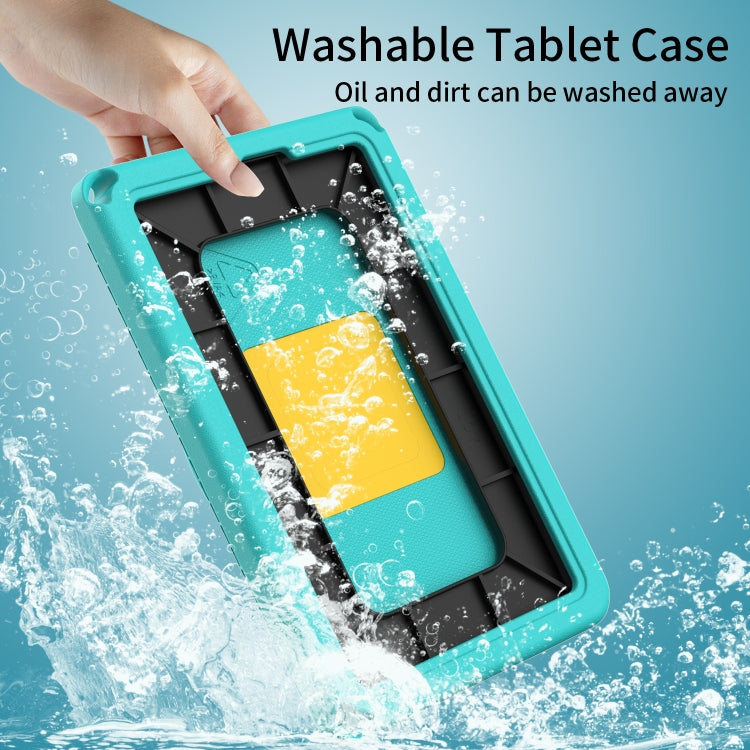 For TCL Tab 8 LE / WiFi 2023 EVA Hybrid PC Shockproof Tablet Case with Frame(Glacial Green) - Others by PMC TechLife | Online Shopping South Africa | PMC TechLife | Buy Now Pay Later Mobicred