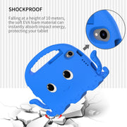 For TCL Tab 8 LE / WiFi 2023 Octopus Style EVA Hybrid PC Shockproof Tablet Case with Strap(Blue)
