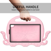 For TCL Tab 8 LE / WiFi 2023 Octopus Style EVA Hybrid PC Shockproof Tablet Case with Strap(Pink)