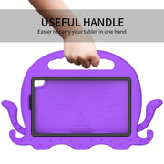 For TCL Tab 8 LE / WiFi 2023 Octopus Style EVA Hybrid PC Shockproof Tablet Case with Strap(Purple)