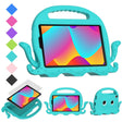 For TCL Tab 8 LE / WiFi 2023 Octopus Style EVA Hybrid PC Shockproof Tablet Case with Strap(Glacial Green) - Others by PMC TechLife | Online Shopping South Africa | PMC TechLife | Buy Now Pay Later Mobicred