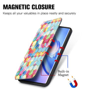 For Blackview A200 Pro CaseNeo Colorful Magnetic Leather Phone Case(Rhombus Mandala)