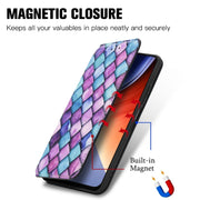 For Blackview  A96 CaseNeo Colorful Magnetic Leather Phone Case(Rhombus)