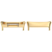 For Honor Watch 4 TMA-L19 1 Pair Metal Watch Band Connector(Gold)