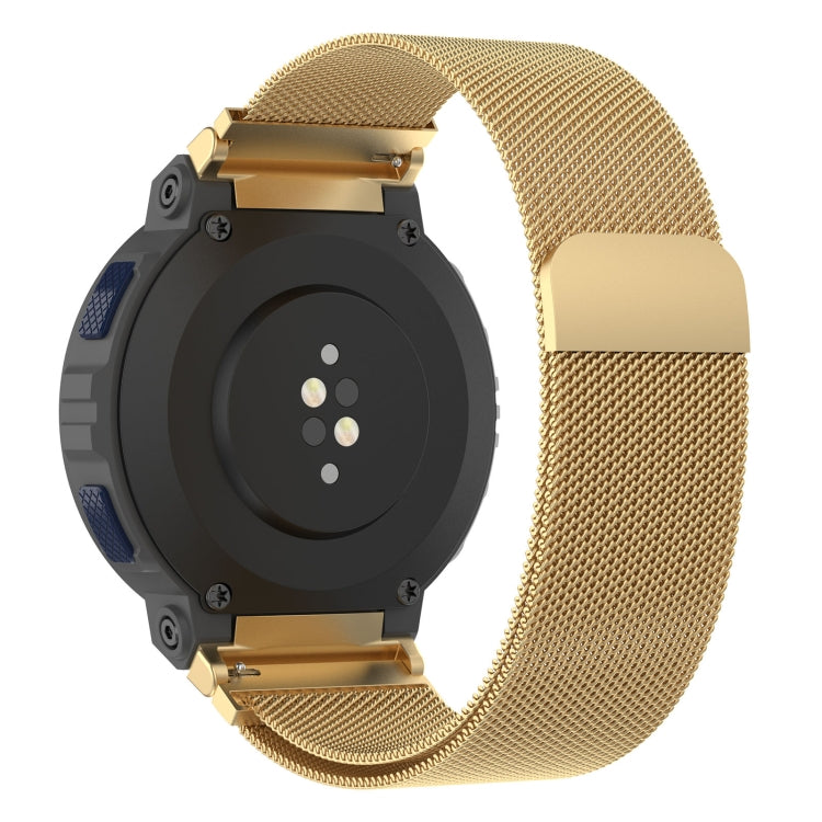 For Amazfit Active Edge A2212 Milan Magnetic Steel Mesh Watch Band(Gold) - free shipping - PMC TechLife - Order now!