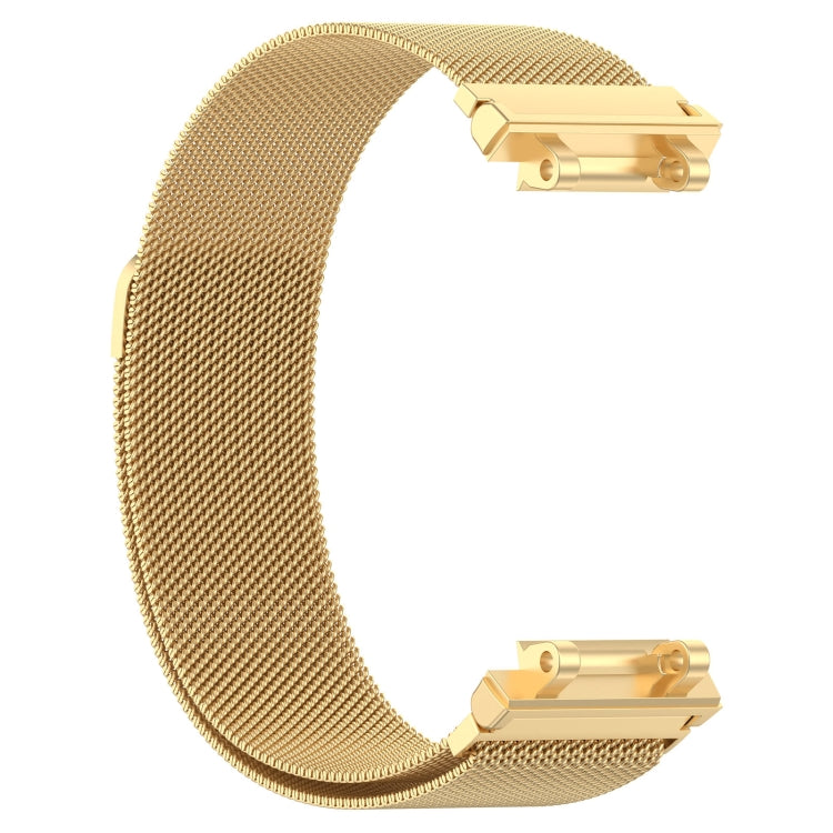 For Amazfit Active Edge A2212 Milan Magnetic Steel Mesh Watch Band(Gold) - free shipping - PMC TechLife - Order now!