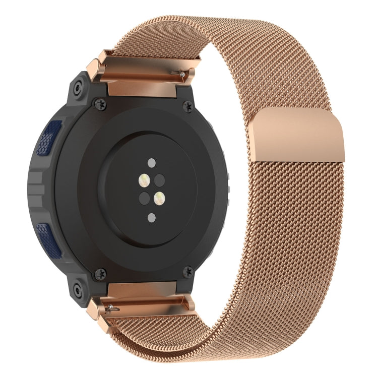 For Amazfit Active Edge A2212 Milan Magnetic Steel Mesh Watch Band(Rose Gold) - free shipping - PMC TechLife - Order now!