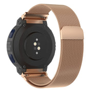 For Amazfit Active Edge A2212 Milan Magnetic Steel Mesh Watch Band(Rose Gold)