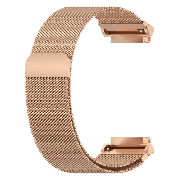 For Amazfit Active Edge A2212 Milan Magnetic Steel Mesh Watch Band(Rose Gold)