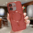 For iPhone 16 Glitter Electroplating MagSafe TPU Phone Case(Red) - free shipping - PMC TechLife - Order now!