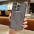 For iPhone 16 Pro Glitter Electroplating MagSafe TPU Phone Case(Black) - iPhone 16 Pro Cases by PMC TechLife | Online Shopping South Africa | PMC TechLife | Buy Now Pay Later Mobicred