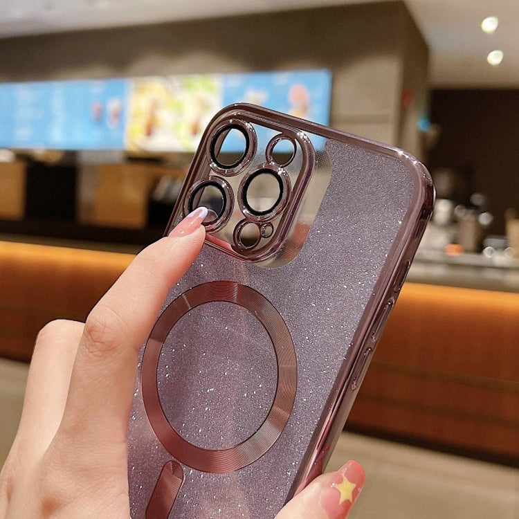 For iPhone 15 Plus MagSafe Glitter Electroplating TPU Phone Case(Gold) - iPhone 15 Plus Cases by PMC TechLife | Online Shopping South Africa | PMC TechLife