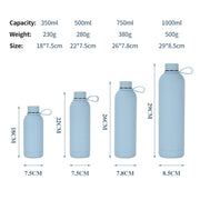 JUNSUNMAY Candy Colored Coating 304 Stainless Steel Water Vacuum Bottle, Capacity:500ml(Green)