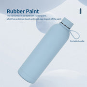 JUNSUNMAY Candy Colored Coating 304 Stainless Steel Water Vacuum Bottle, Capacity:500ml(Purple)