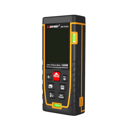 SNDWAY Double Horizontal bubble Rangefinder Laser Distance Meter Range Hand Tool Device SW- TG100 - free shipping - PMC Jewellery - Order now!