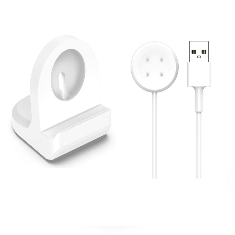 For Google Pixel Watch 2 Smart Watch Silicone Charging Bracket with Charger(White) - Other by PMC TechLife | Online Shopping South Africa | PMC TechLife | Buy Now Pay Later Mobicred
