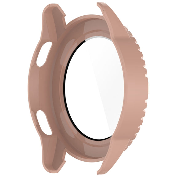 For Xiaomi Watch S3 PC + Tempered Film Integrated Watch Protective Case(Pink)