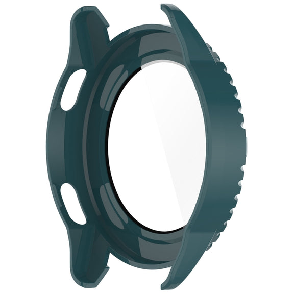 For Xiaomi Watch S3 PC + Tempered Film Integrated Watch Protective Case(Green)