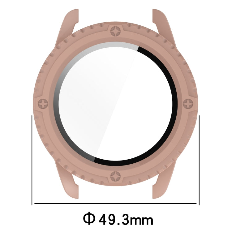 For Xiaomi Watch S3 PC + Tempered Film Integrated Watch Protective Case(Transparent)