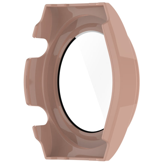 For Xiaomi Watch H1 PC + Tempered Film Integrated Watch Protective Case(Pink)