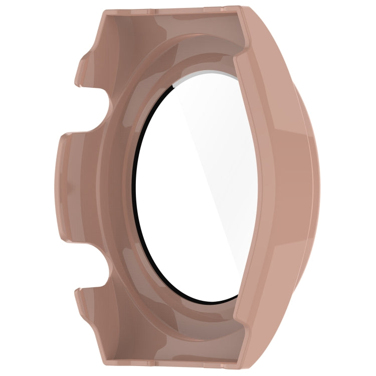 For Xiaomi Watch H1 PC + Tempered Film Integrated Watch Protective Case(Pink)
