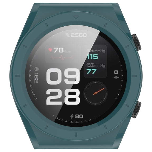 For Xiaomi Watch H1 PC + Tempered Film Integrated Watch Protective Case(Green)