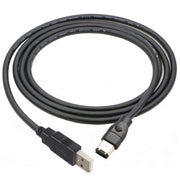 JUNSUNMAY Firewire IEEE 1394 6 Pin Male to USB 2.0 Male Adaptor Convertor Cable Cord, Length:3m