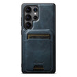 For Samsung Galaxy S25 Ultra 5G Suteni H15  Oil Eax Leather Detachable Wallet Back Phone Case(Blue) - Galaxy S25 Ultra 5G Cases by Suteni | Online Shopping South Africa | PMC TechLife | Buy Now Pay Later Mobicred