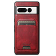 For Google Pixel 7 Suteni H15 Oil Eax Leather Detachable Wallet Back Phone Case(Red) - free shipping - PMC Jewellery - Order now!