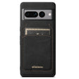For Google Pixel 8 Suteni H16 Litchi Texture Leather Detachable Wallet Back Phone Case(Black) - Google Cases by Suteni | Online Shopping South Africa | PMC TechLife | Buy Now Pay Later Mobicred