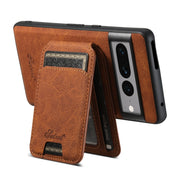 For Google Pixel 8 Suteni H16 Litchi Texture Leather Detachable Wallet Back Phone Case(Blue)