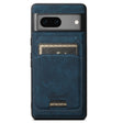 For Google Pixel 7 Suteni H16 Litchi Texture Leather Detachable Wallet Back Phone Case(Blue) - Google Cases by Suteni | Online Shopping South Africa | PMC TechLife | Buy Now Pay Later Mobicred