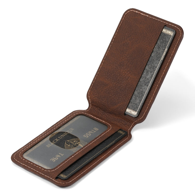 For Google Pixel 6 Suteni H16 Litchi Texture Leather Detachable Wallet Back Phone Case(Brown) - Google Cases by Suteni | Online Shopping South Africa | PMC TechLife | Buy Now Pay Later Mobicred