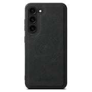 For Samsung Galaxy S24+ 5G Suteni H16 Litchi Texture Leather Detachable Wallet Back Phone Case(Black)