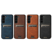 For Samsung Galaxy S24+ 5G Suteni H16 Litchi Texture Leather Detachable Wallet Back Phone Case(Khaki)