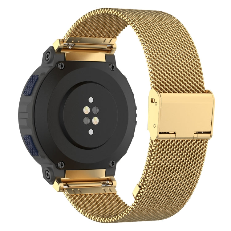 For Amazfit Active Edge A2212 Milan Mesh Single Buckle Watch Band(Gold) - free shipping - PMC TechLife - Order now!
