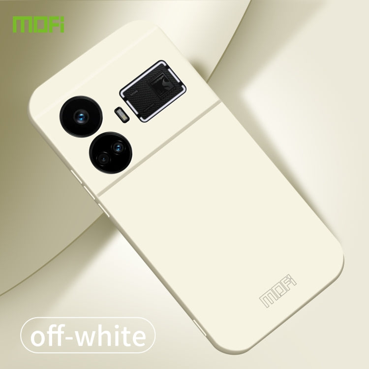 For Realme GT5 MOFI Qin Series Skin Feel All-inclusive PC Phone Case(Beige) - Realme Cases by MOFI | Online Shopping South Africa | PMC TechLife