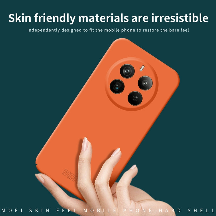 For Realme 12 Pro / 12 Pro+ MOFI Qin Series Skin Feel All-inclusive PC Phone Case(Orange)