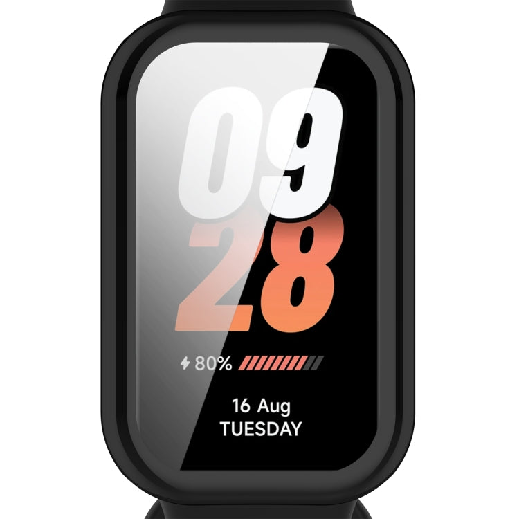 For Xiaomi Smart Band 8 Active Full Package TPU Electroplated Watch Protective Case(Black) - Watch Cases by PMC TechLife | Online Shopping South Africa | PMC TechLife | Buy Now Pay Later Mobicred