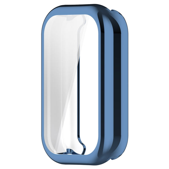 For Xiaomi Smart Band 8 Active Full Package TPU Electroplated Watch Protective Case(Blue)