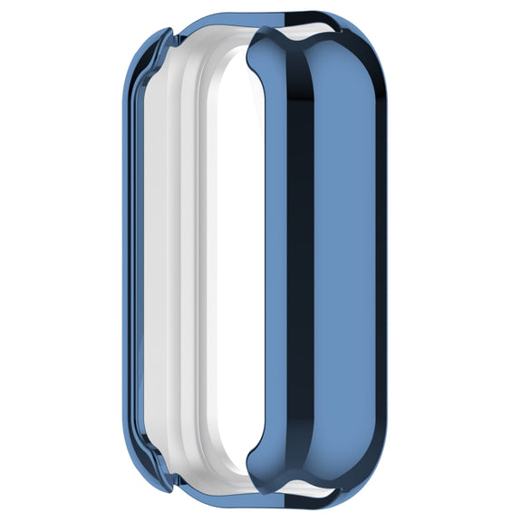 For Xiaomi Smart Band 8 Active Full Package TPU Electroplated Watch Protective Case(Blue)