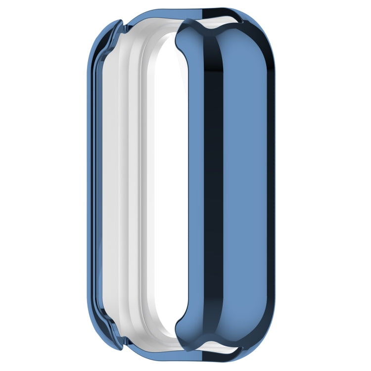 For Xiaomi Smart Band 8 Active Full Package TPU Electroplated Watch Protective Case(Blue)