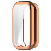 For Xiaomi Smart Band 8 Active Full Package TPU Electroplated Watch Protective Case(Rose Gold)