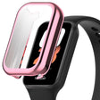 For Redmi Band 2 Full Package TPU Electroplated Watch Protective Case(Pink) - Watch Cases by PMC TechLife | Online Shopping South Africa | PMC TechLife | Buy Now Pay Later Mobicred