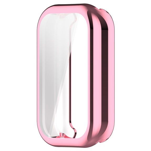 For Redmi Band 2 Full Package TPU Electroplated Watch Protective Case(Pink)